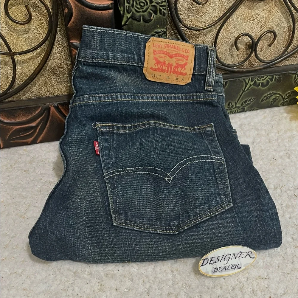 Boys Levi’s 511 Skinny Jeans Size 12 Husky VGC!